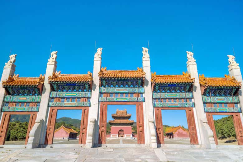 La puerta a las Tumbas Qing